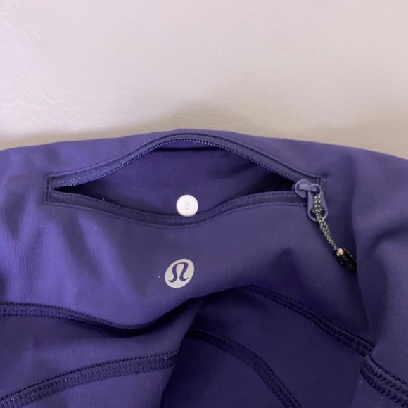 Lululemon Speed Up Tight Women's Size 8 Purple Mid Rise Running Leggings Pockets - Picture 10 of 12